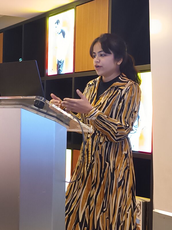 Dr Veena Chawan presenting Nov 2023