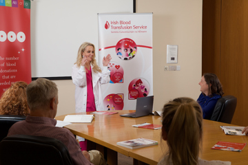 Louise Breslin Lecturing