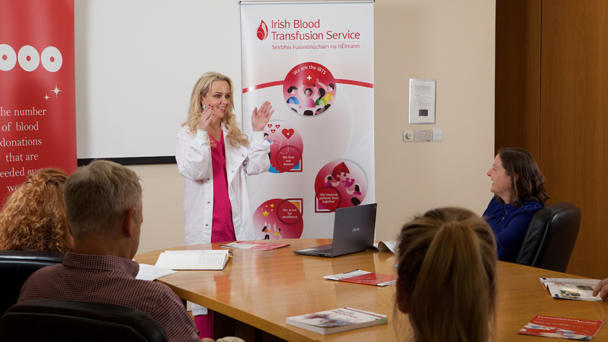 Louise Breslin Lecturing (1)