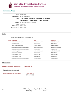 ibts rci cm 0001 1 customer manual for the red cell immunohaematology laboratory