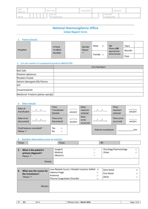 initial report form v4
