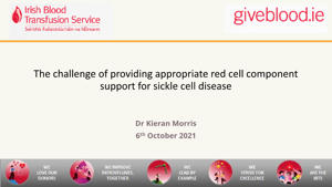 Session 1 KIERAN Morris presentation customer day oct2021
